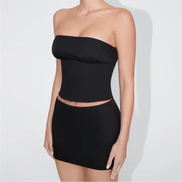 Khy Poplin Micro Mini Skirt - Picture 4 of 7